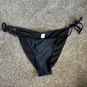Black String Bikini Size Medium